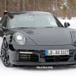 SPYSHOT: Porsche 911 coupe dan cabriolet generasi seterusnya ditemui sewaktu ujian di kawasan bersalji