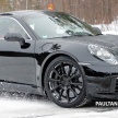 SPYSHOT: Porsche 911 coupe dan cabriolet generasi seterusnya ditemui sewaktu ujian di kawasan bersalji