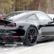 SPYSHOT: Porsche 911 coupe dan cabriolet generasi seterusnya ditemui sewaktu ujian di kawasan bersalji