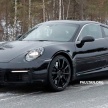 SPYSHOT: Porsche 911 coupe dan cabriolet generasi seterusnya ditemui sewaktu ujian di kawasan bersalji
