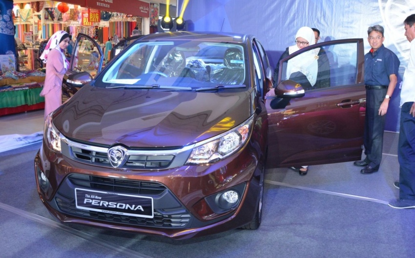 Proton Persona and Saga introduced in Brunei, giving the two models their international market debut 610839
