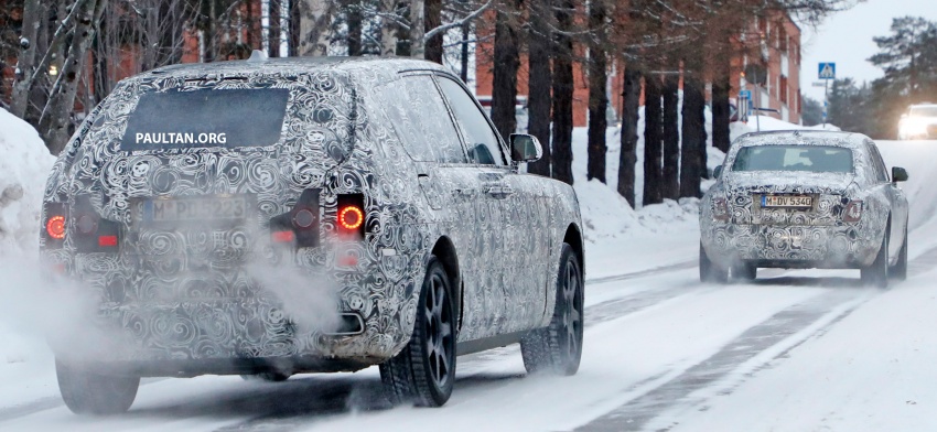 SPIED: Rolls-Royce Cullinan SUV running winter trials 613752
