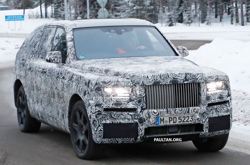 SPIED: Rolls-Royce Cullinan SUV running winter trials 613728