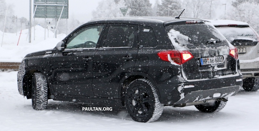 SPYSHOTS: Suzuki Vitara facelift goes winter testing 621429