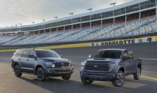 2018 Toyota Tundra and Sequoia TRD Sport variants