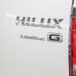 GALLERY: Toyota Hilux 2.4G Limited Edition up close