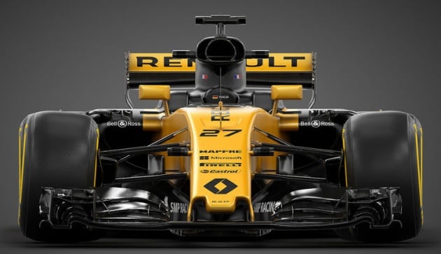 Renault R.S.17 Formula 1 car for 2017 season unveiled