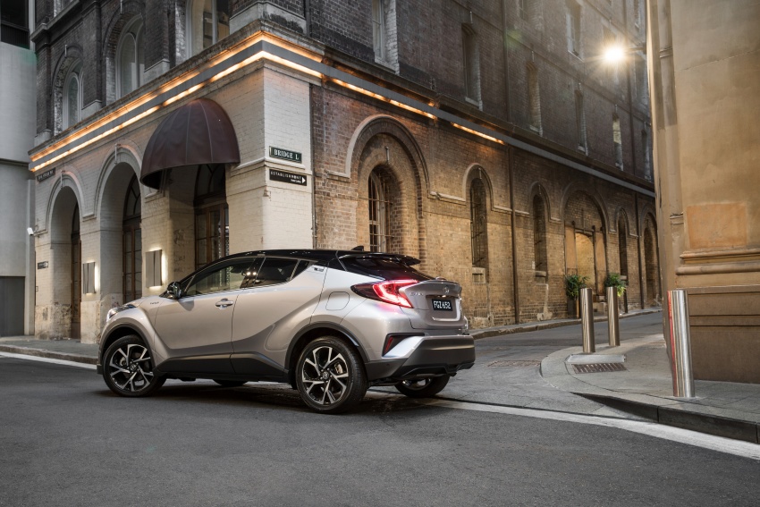 Toyota C-HR dilancarkan di Australia – produksi dari Jepun,  enjin 1.2 liter turbo, harga bermula RM92k 620229