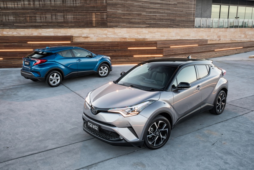 Toyota C-HR dilancarkan di Australia – produksi dari Jepun,  enjin 1.2 liter turbo, harga bermula RM92k 620247