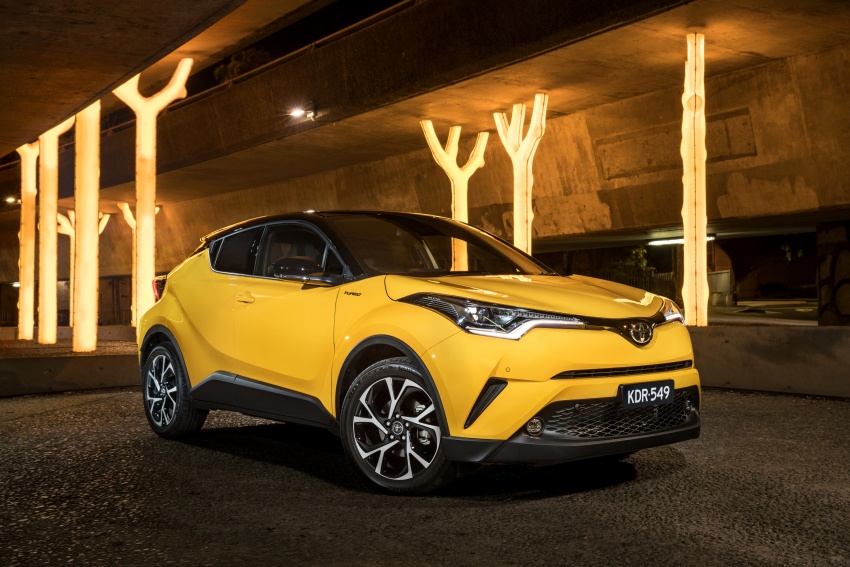 Toyota C-HR dilancarkan di Australia – produksi dari Jepun,  enjin 1.2 liter turbo, harga bermula RM92k 620248