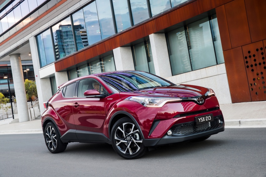 Toyota C-HR dilancarkan di Australia – produksi dari Jepun,  enjin 1.2 liter turbo, harga bermula RM92k 620254