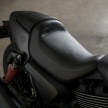 Harley-Davidson Street Rod 750 2017 diperkenal di AS – badan serba hitam, brek cakera berkembar di depan