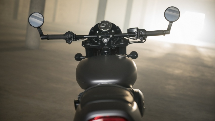 Harley-Davidson Street Rod 750 2017 diperkenal di AS – badan serba hitam, brek cakera berkembar di depan 628827