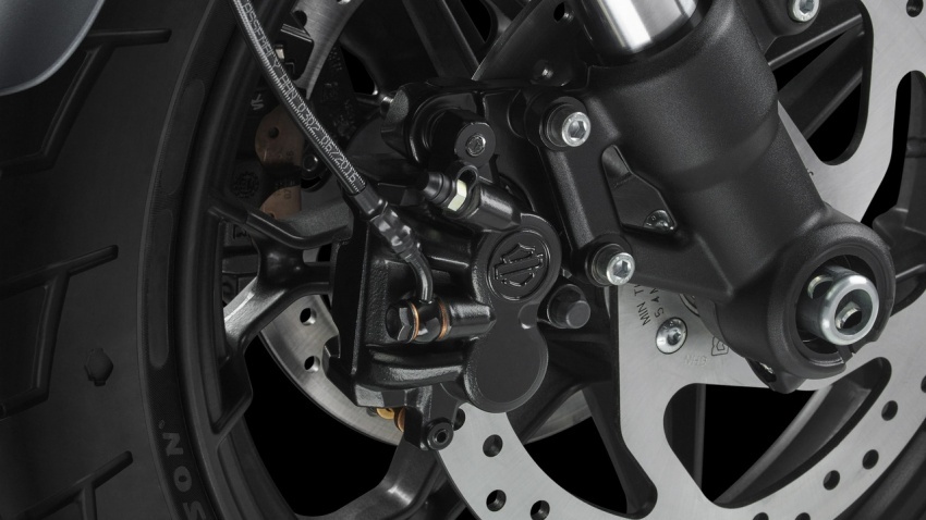 Harley-Davidson Street Rod 750 2017 diperkenal di AS – badan serba hitam, brek cakera berkembar di depan 628820