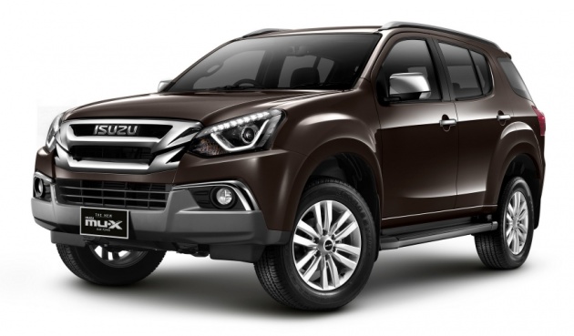 Isuzu MU-X facelift dilancarkan di Thailand – enam pilihan varian semuanya, harga bermula dari RM140k