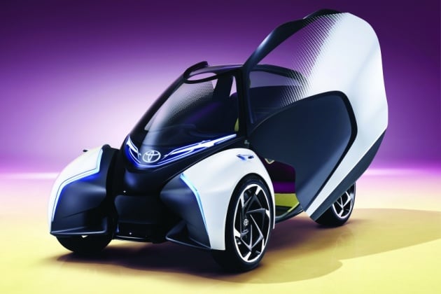 Toyota i-TRIL muncul – 3 tempat duduk, berat 600 kg