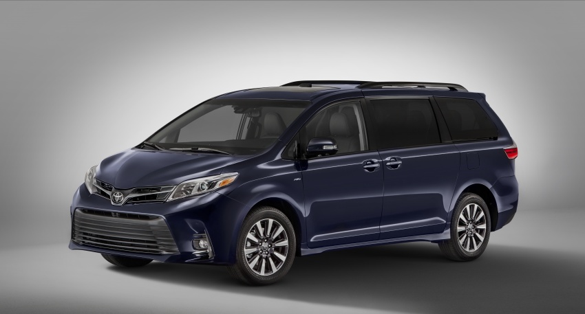 Toyota Sienna facelift unveiled – new looks, safety kit 633622