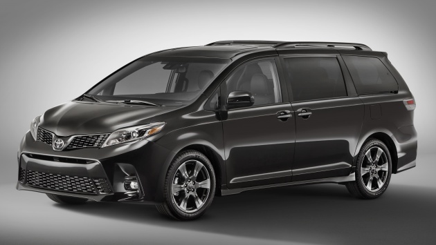 Toyota Sienna facelift unveiled – new looks, safety kit