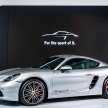 Porsche 718 Cayman dan Cayman S kini di Malaysia