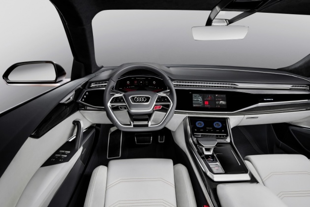Audi Q8 Sport tunjuk kemampuan teknologi di Geneva