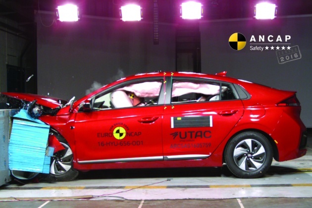 Hyundai Ioniq, Volvo S90 dan Audi A5 dapat penarafan penuh lima bintang dalam ujian Australasian NCAP