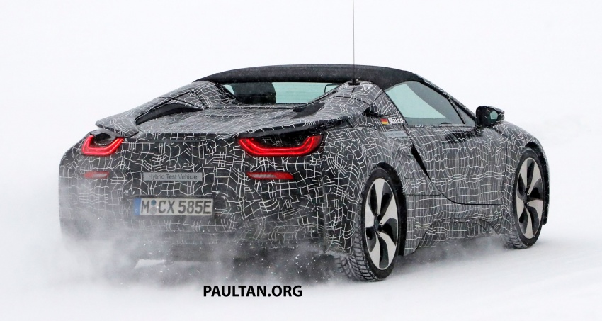 SPYSHOTS: BMW i8 Spyder undergoing winter trials 624227