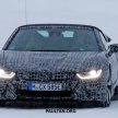 BMW i8 Roadster teased again, this time on the move