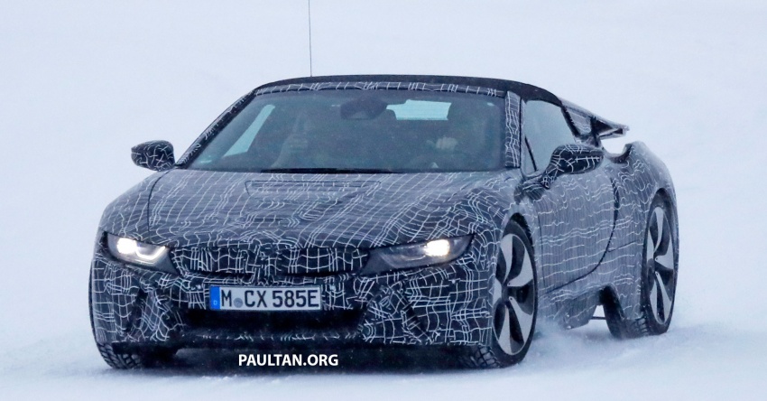 SPYSHOTS: BMW i8 Spyder undergoing winter trials 624229