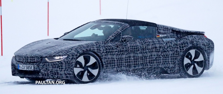 SPYSHOTS: BMW i8 Spyder undergoing winter trials 624232