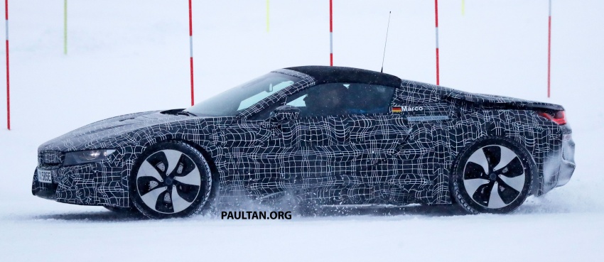 SPYSHOTS: BMW i8 Spyder undergoing winter trials 624233