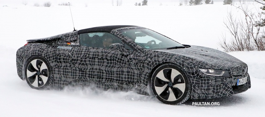 SPYSHOTS: BMW i8 Spyder undergoing winter trials 624220