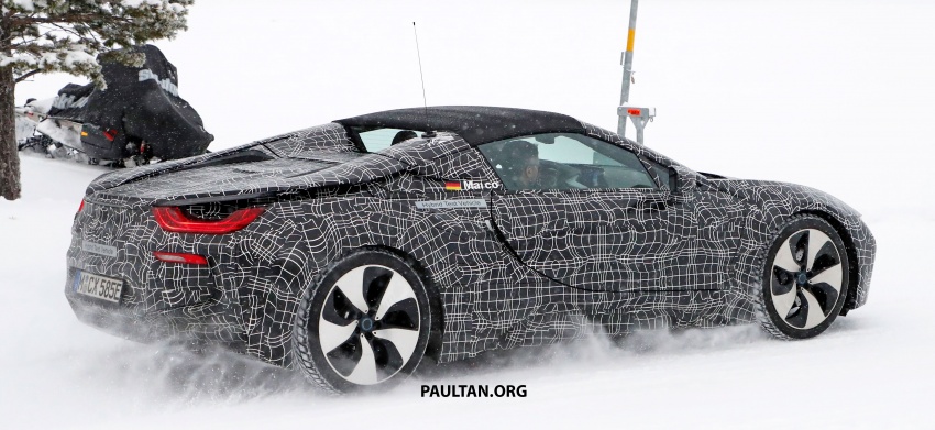 SPYSHOTS: BMW i8 Spyder undergoing winter trials 624223