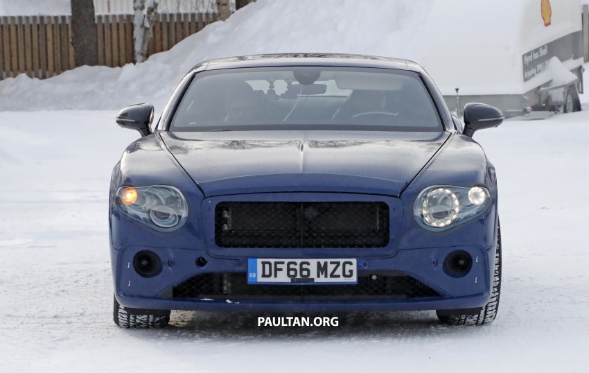 SPIED: All-new Bentley Continental GT spotted in blue 635034