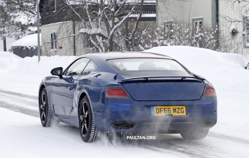 SPIED: All-new Bentley Continental GT spotted in blue 635043