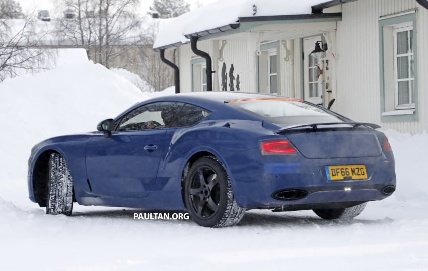 SPIED: All-new Bentley Continental GT spotted in blue 635044