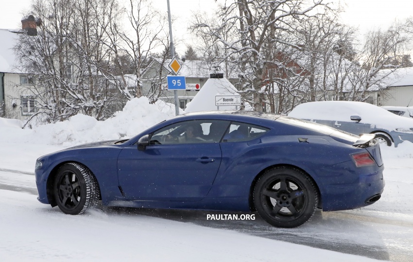 SPIED: All-new Bentley Continental GT spotted in blue 635039