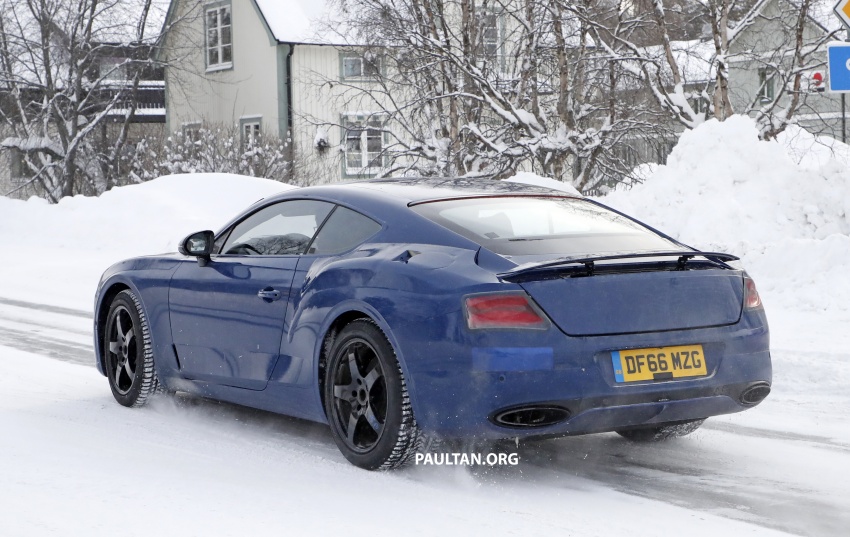 SPIED: All-new Bentley Continental GT spotted in blue 635041