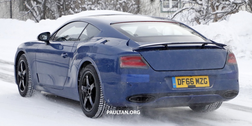 SPIED: All-new Bentley Continental GT spotted in blue 635042