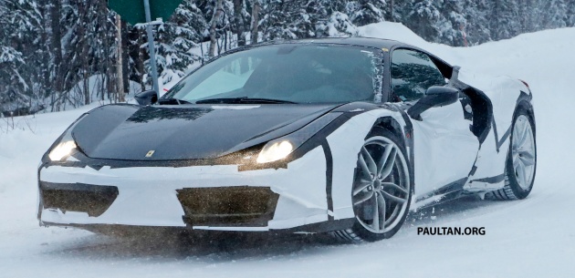 SPYSHOTS: 2019 Ferrari Dino mule in 458 clothes?