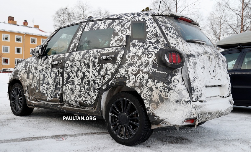 SPIED: Fiat 500L facelift undergoes cold weather trials 624862