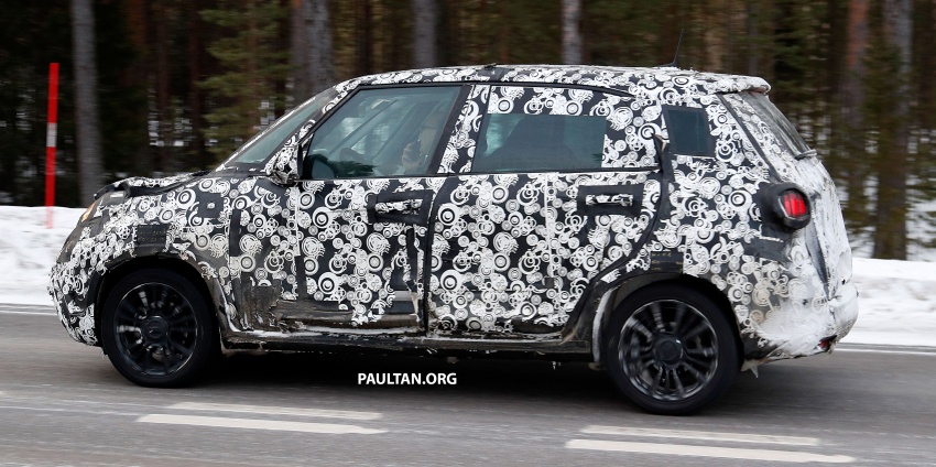 SPIED: Fiat 500L facelift undergoes cold weather trials 624872