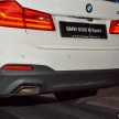 BMW 5 Series G 30 terjah pasaran Malaysia secara rasmi – 530i 2.0 liter turbo, 8-kelajuan, RM398,800