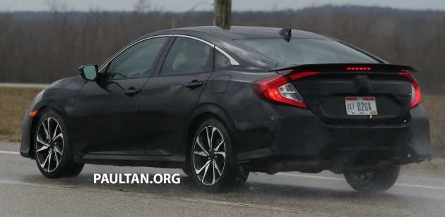 SPIED: Honda Civic Si – sedan version spotted testing