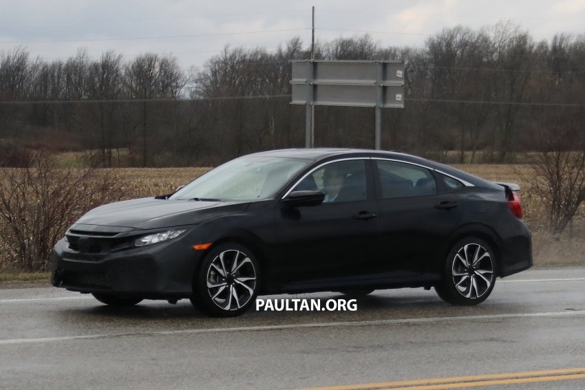 SPIED: Honda Civic Si – sedan version spotted testing 623809