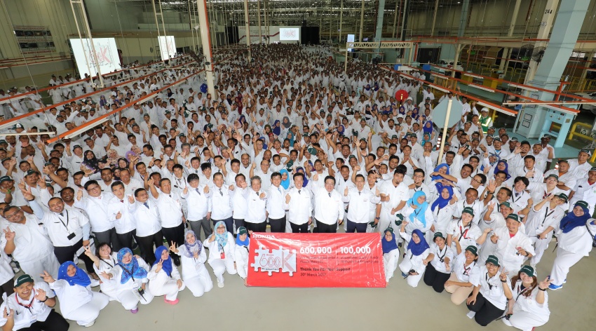Honda Malaysia hits 600,000-unit production milestone 637518