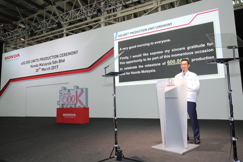Honda Malaysia rai kejayaan pengeluaran ke 600,000 unit – berazam terus komited dalam pasaran tempatan 637474
