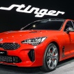 Kia Stinger displayed at distributor meet in Malaysia