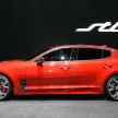 Kia Stinger displayed at distributor meet in Malaysia