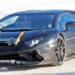 SPIED: Lamborghini Aventador Performante testing