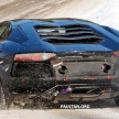 SPIED: Lamborghini Aventador Performante testing